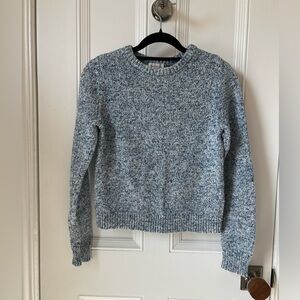 Elka Collective Marled Blue & White Knit Sweater
